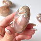 Pink Purple Flower Agate Palm Stone