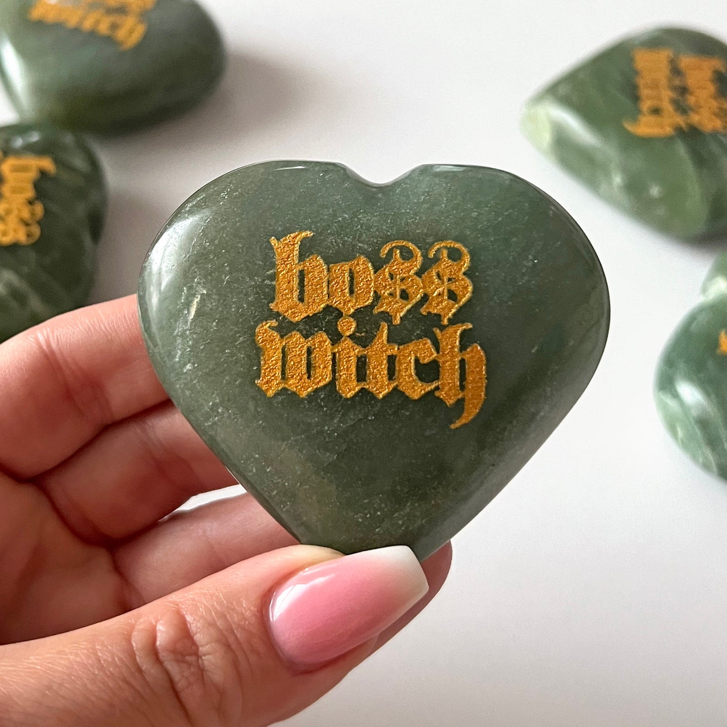 Boss Witch Carved Heart