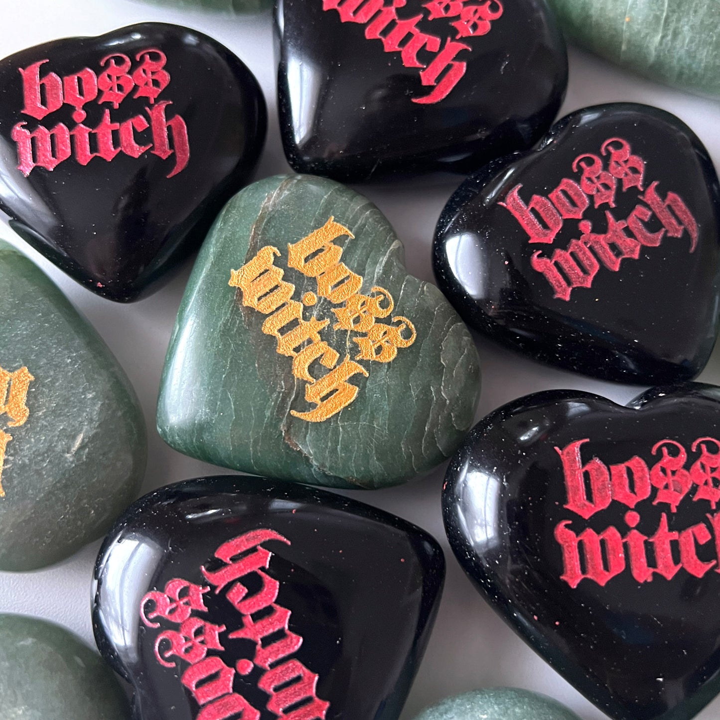 Boss Witch Carved Heart