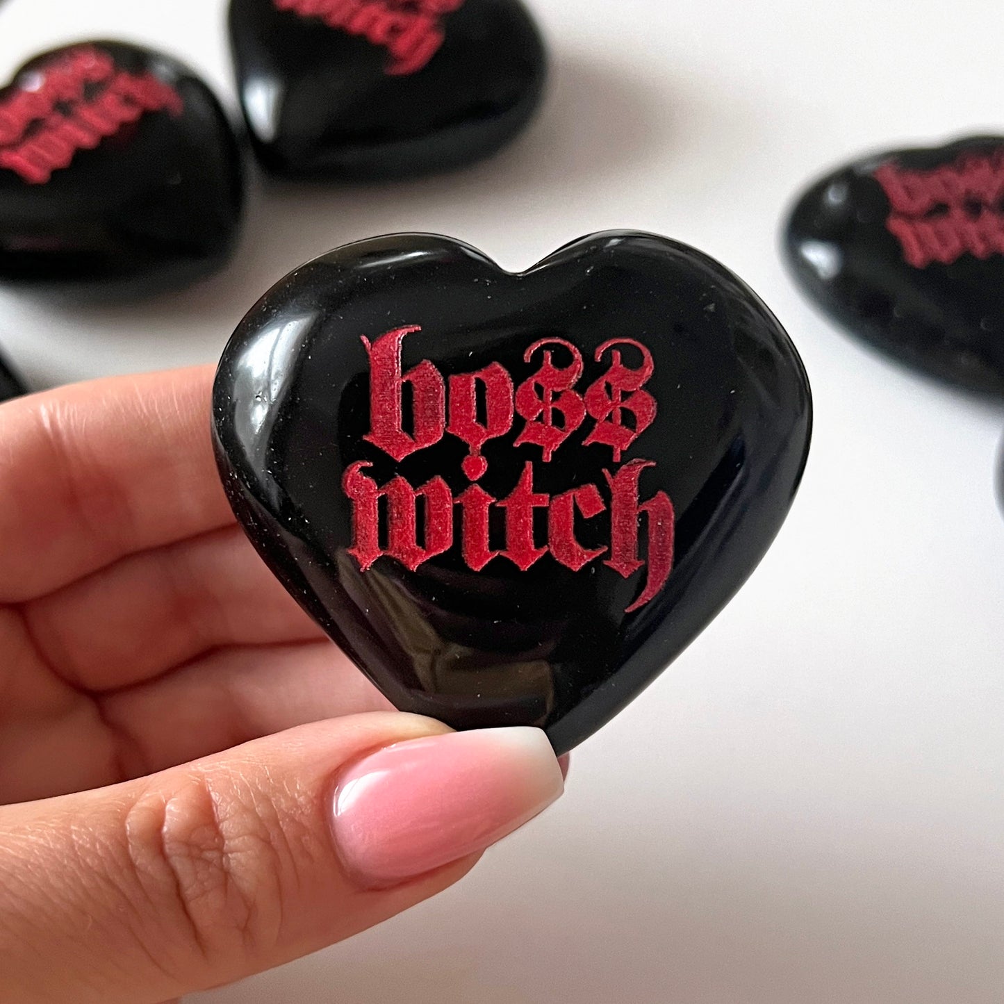 Boss Witch Carved Heart