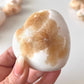 Pink Scolecite with Peach Stilbite Heart