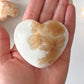 Pink Scolecite with Peach Stilbite Heart
