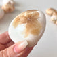 Pink Scolecite with Peach Stilbite Heart