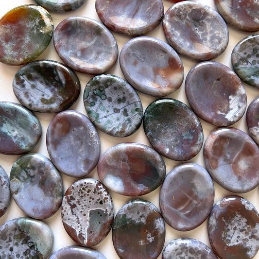 Ocean Jasper Worry Stone