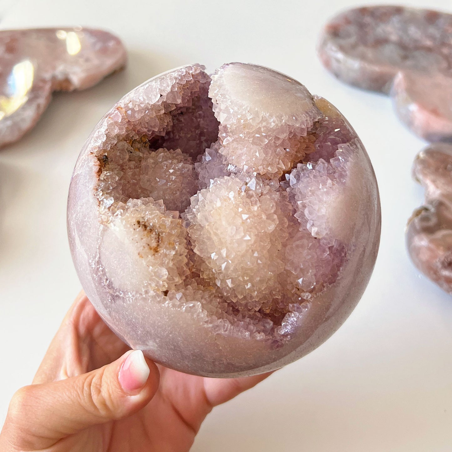 Pink Amethyst Sphere 110mm