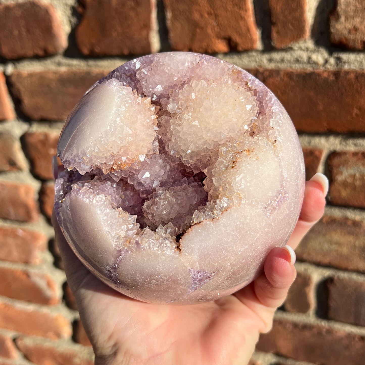 Pink Amethyst Sphere 110mm