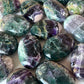 Rainbow Fluorite Palm Stone