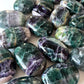 Rainbow Fluorite Palm Stone