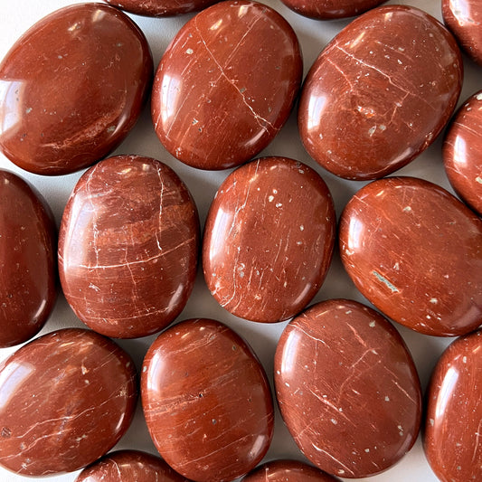 Red Jasper Palm Stone