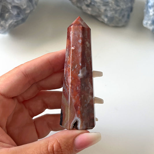 Sardonyx Faceted Tower