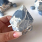 Snowy Angelite Top Polished Point