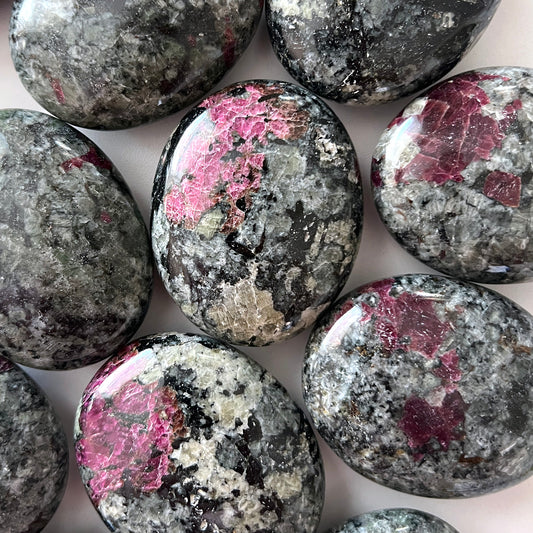 Eudialyte Palm Stone