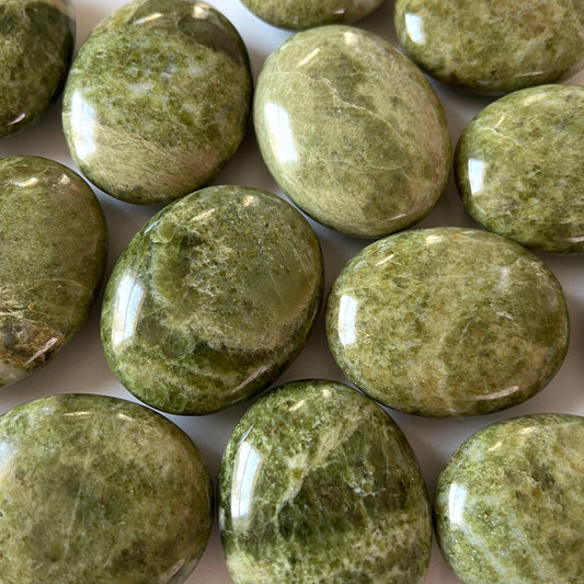 Vesuvianite Palm Stone