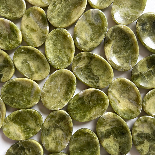 Vesuvianite Worry Stone