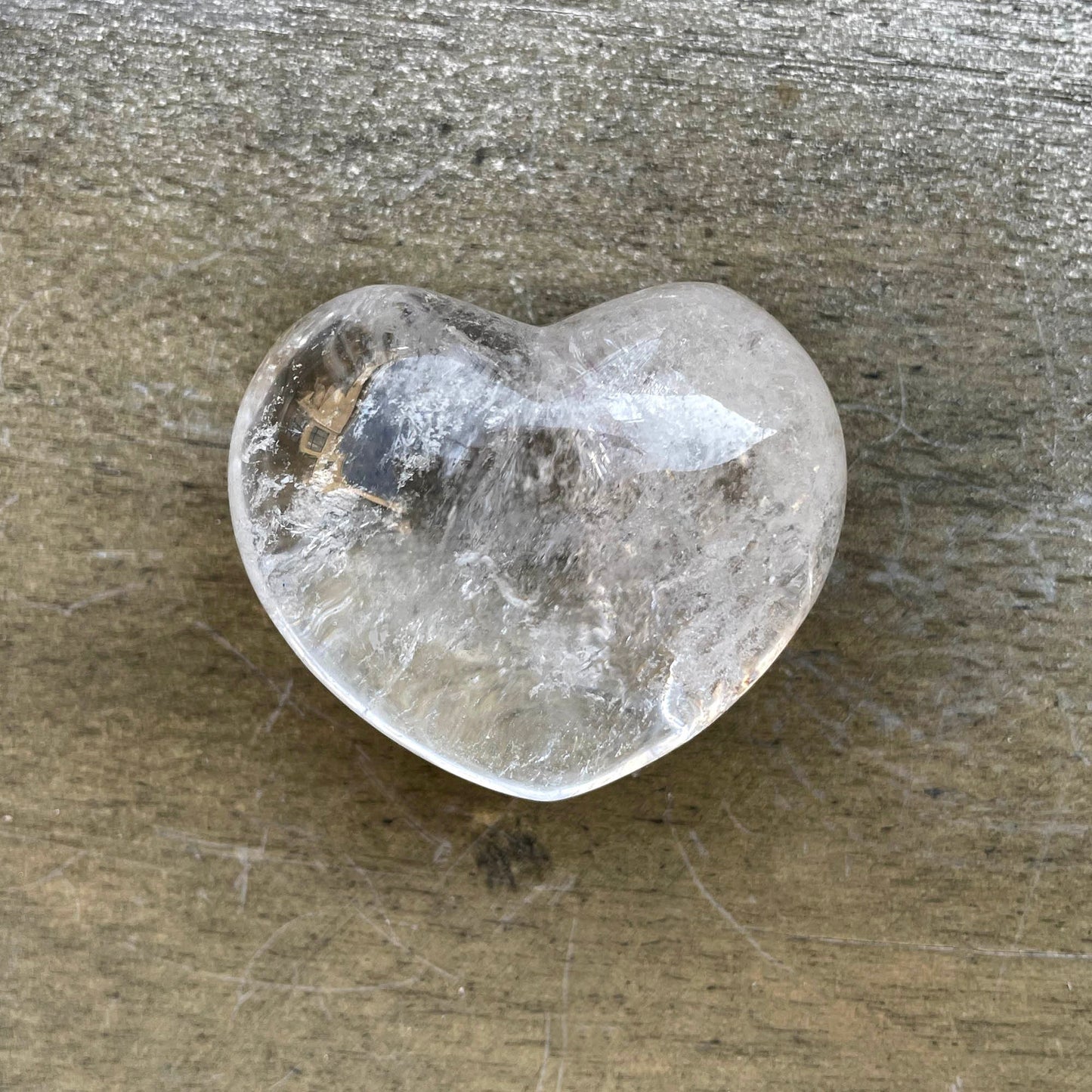 Clear Quartz Heart | Heart Crystal | Crown Chakra | Amplifying Crystal - Sole Luna