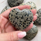 Dalmatian Jasper Heart