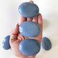 INTUITION Angelite Palm Stone | Astral Travel | Spirit Guides | Guardian Angels | Spirit Connection - Sole Luna