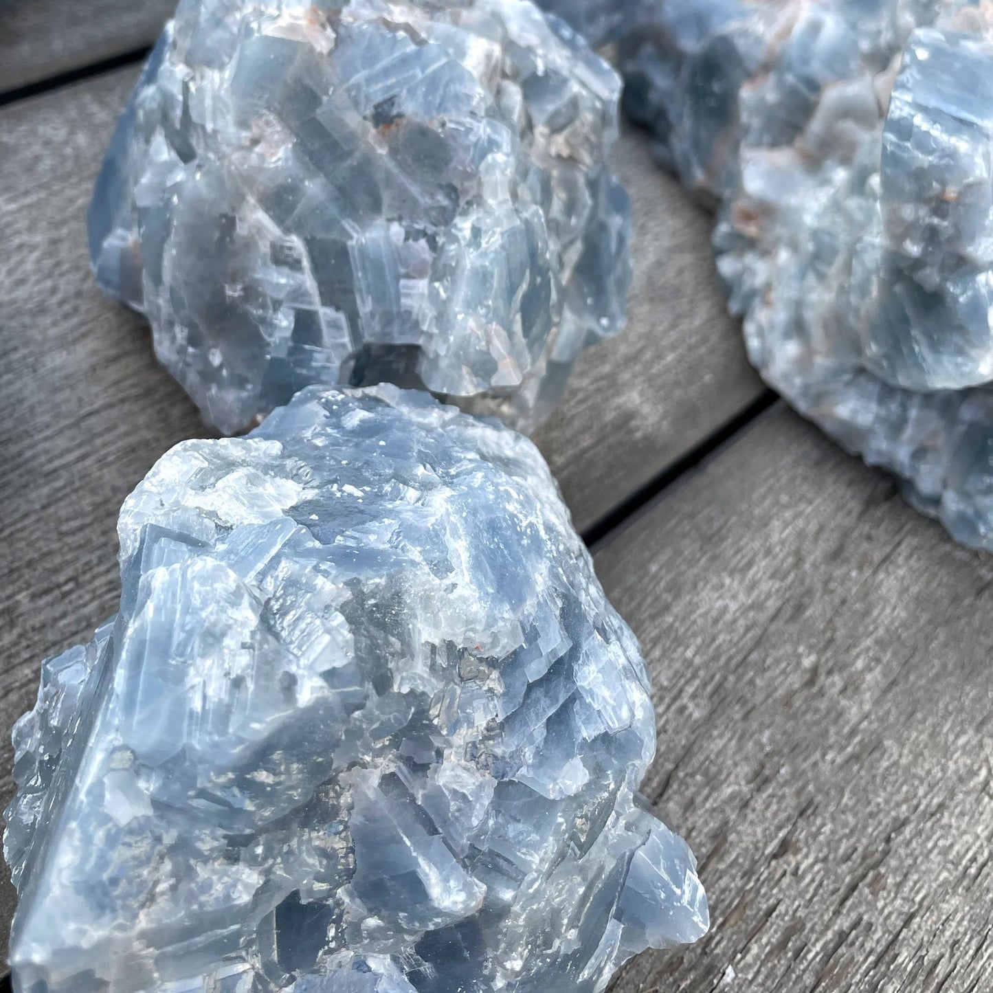 Blue Calcite Chunk Large