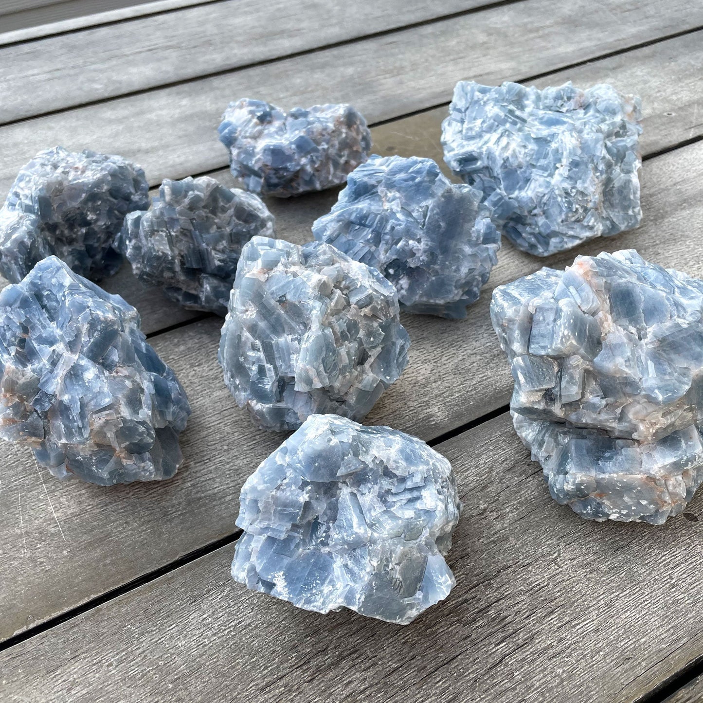 Blue Calcite Chunk Large