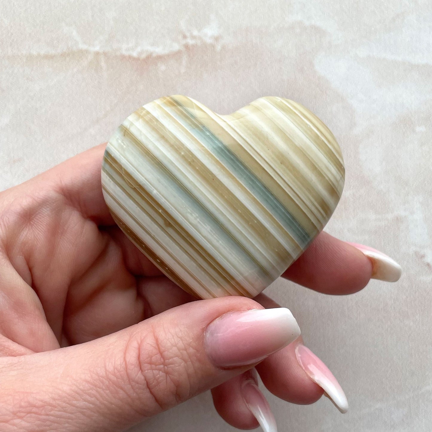 Banded Agate Heart