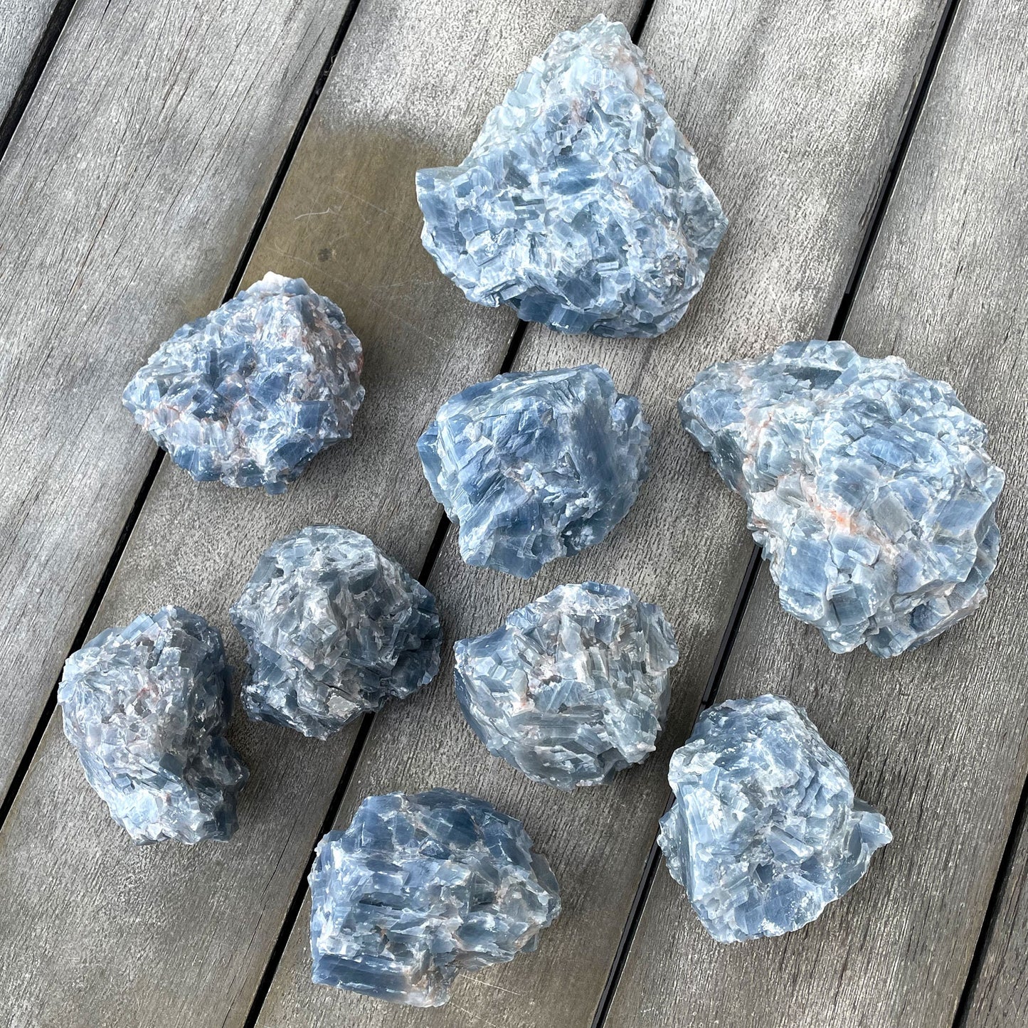 Blue Calcite Chunk Large