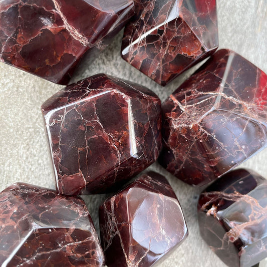 MANIFEST DESIRES | Garnet Freeform | Large Tumbled | Love Passion Sensuality - Sole Luna