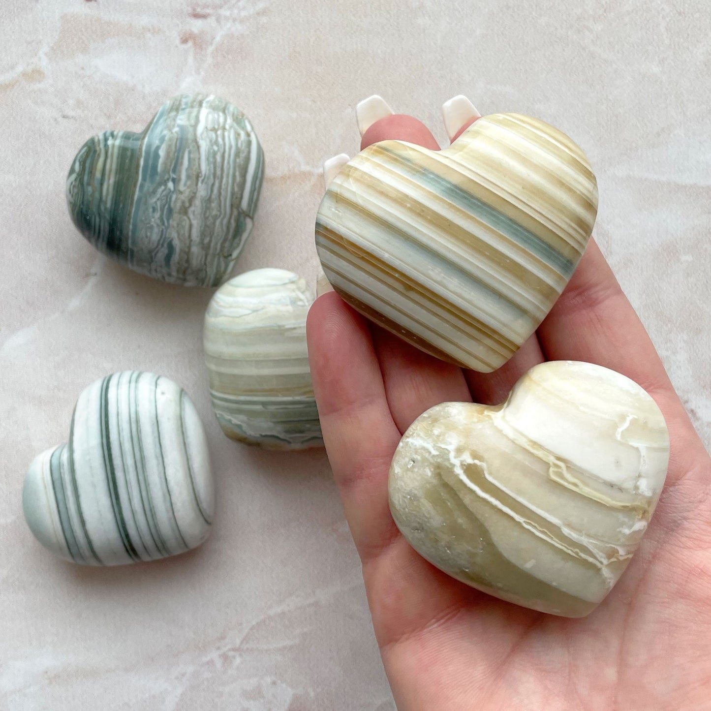 Banded Agate Heart