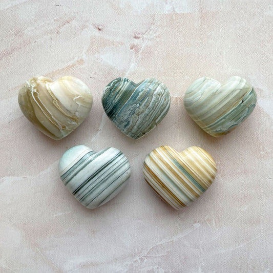 Banded Agate Heart