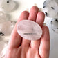 ENERGY BALANCE Tourmalinated Quartz Worry Stone | Black Tourmaline with Quartz | Protection | Energy Cleansing - Sole Luna