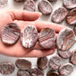 GROUNDING Rosetta Jasper Worry Stone | Creative Inspiration and Willpower | Meditation Thumb Stone | Activates Spiritual Awakening - Sole Luna
