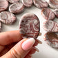 GROUNDING Rosetta Jasper Worry Stone | Creative Inspiration and Willpower | Meditation Thumb Stone | Activates Spiritual Awakening - Sole Luna