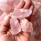 Raw Rose Quartz from Brazil | Love Crystal | Heart Chakra | Heart Healing | Relationship Healing | Self Love - Sole Luna