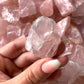 Raw Rose Quartz from Brazil | Love Crystal | Heart Chakra | Heart Healing | Relationship Healing | Self Love - Sole Luna