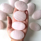 Pink Mangano Calcite Palm Stone | Heart Healing | Emotional Balance | Self Love | Self Acceptance | Unconditional Love - Sole Luna
