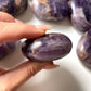 HUGE Amethyst Palm Stone | Intuition | Clairvoyance | Calming Crystal | Anxiety Relief - Sole Luna
