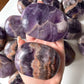 HUGE Amethyst Palm Stone | Intuition | Clairvoyance | Calming Crystal | Anxiety Relief - Sole Luna