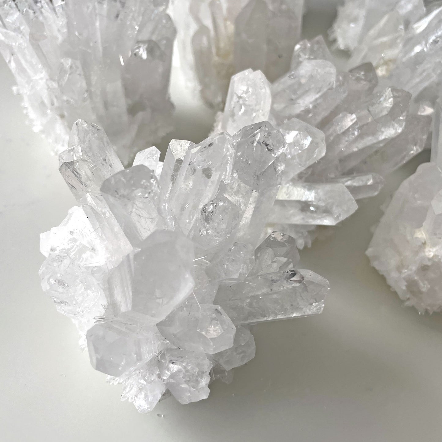 Clear Quartz Point Cluster