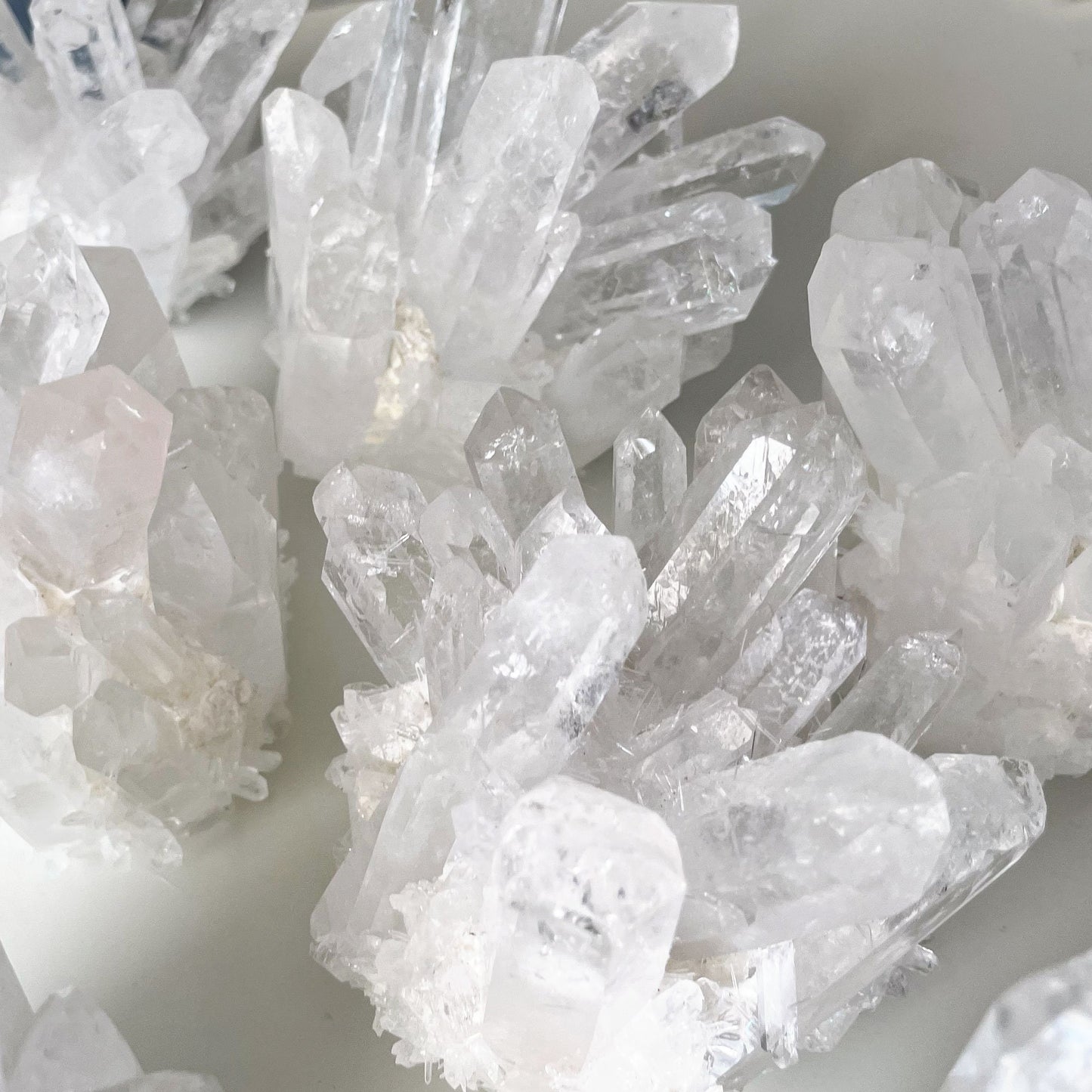 Clear Quartz Point Cluster