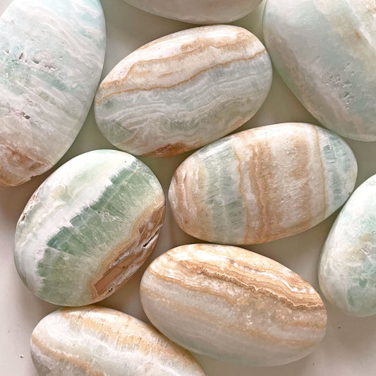 Caribbean Calcite Palm Stone