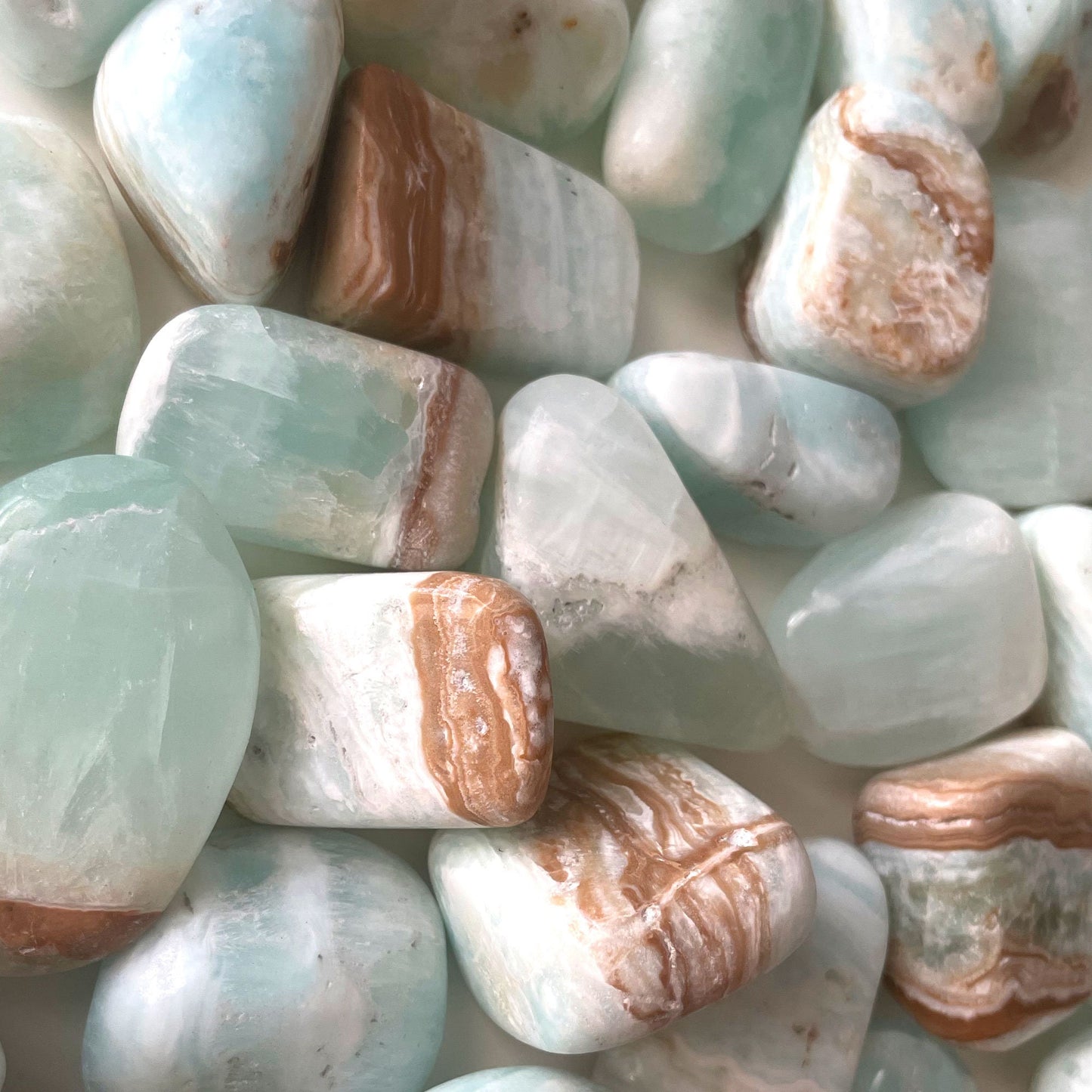 Caribbean Calcite Tumbled | Intuition | Calm | Astral Travel | Blue Calcite - Sole Luna