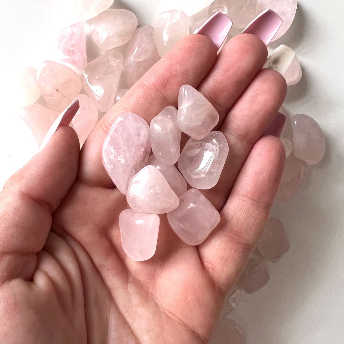 Rose Quartz Small Tumbled Set of 10