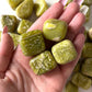 Yellow Green Serpentine Tumbled Stone | Meditation Palm Stone | Healing Crystal - Sole Luna