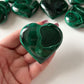 Malachite Heart Shape Palm Stone | Manifestation | Protection | Abundance | Change - Sole Luna