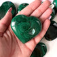Malachite Heart Shape Palm Stone | Manifestation | Protection | Abundance | Change - Sole Luna