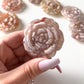 Flower Agate Carved ROSE | Spiritual Growth | New Beginnings | Great for Entrepreneurs - Sole Luna