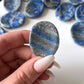 Lapis Lazuli Worry Stone | Manifestation Stone | Communication Throat Chakra - Sole Luna