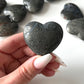 WEALTH Marcasite Heart Stone | Prosperity | Abundance | Self-Worth | Focus | Financial Growth | RARE - Sole Luna