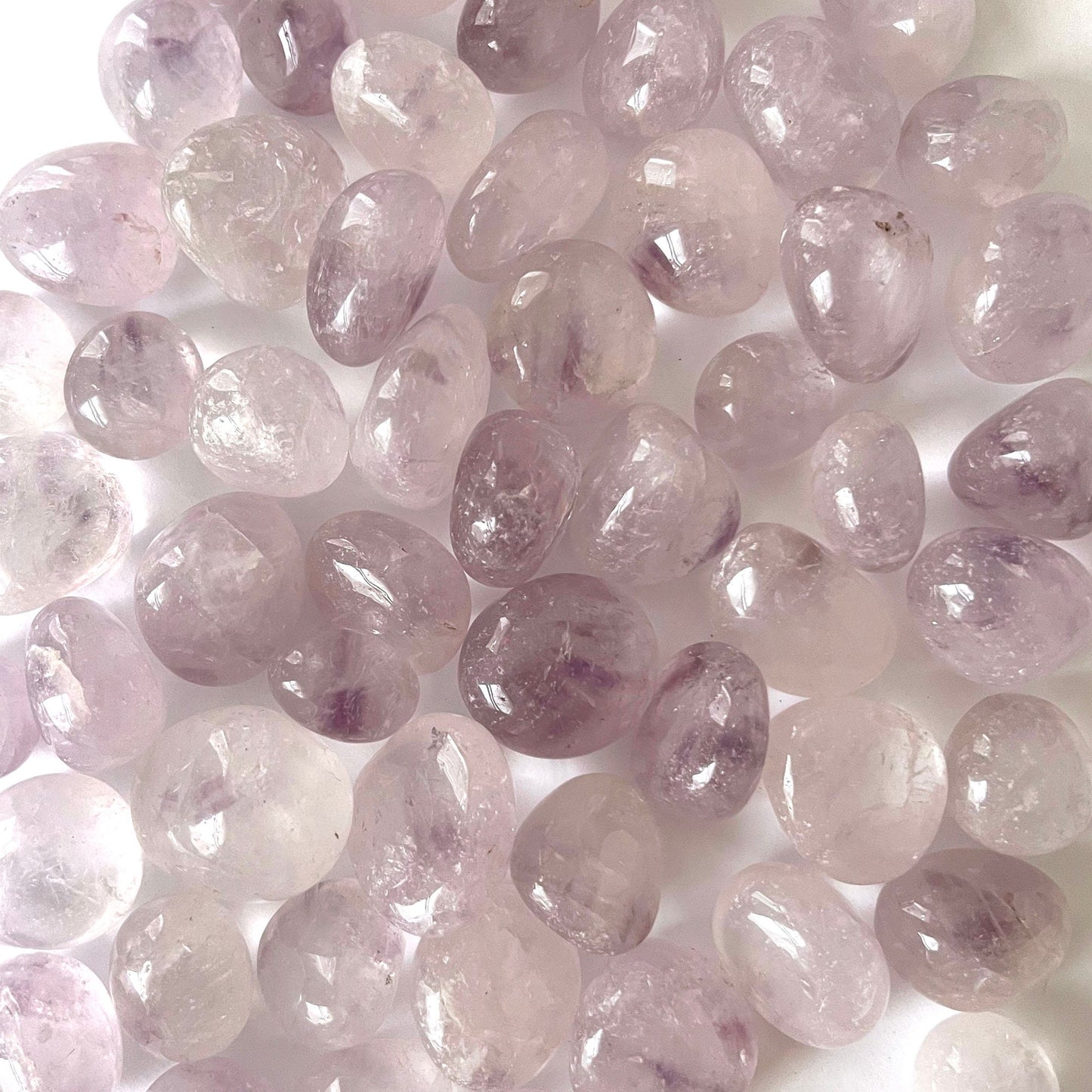 Phantom Amethyst Tumbled Stone | Meditation Stone | Clarity Crystal | Anxiety Relief | Protection | Spiritual Ascension - Sole Luna