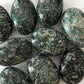 FLASHY Emerald in Matrix Palm Stone | Heart Healing | Prosperity | Attract Love and Success | Abundance - Sole Luna