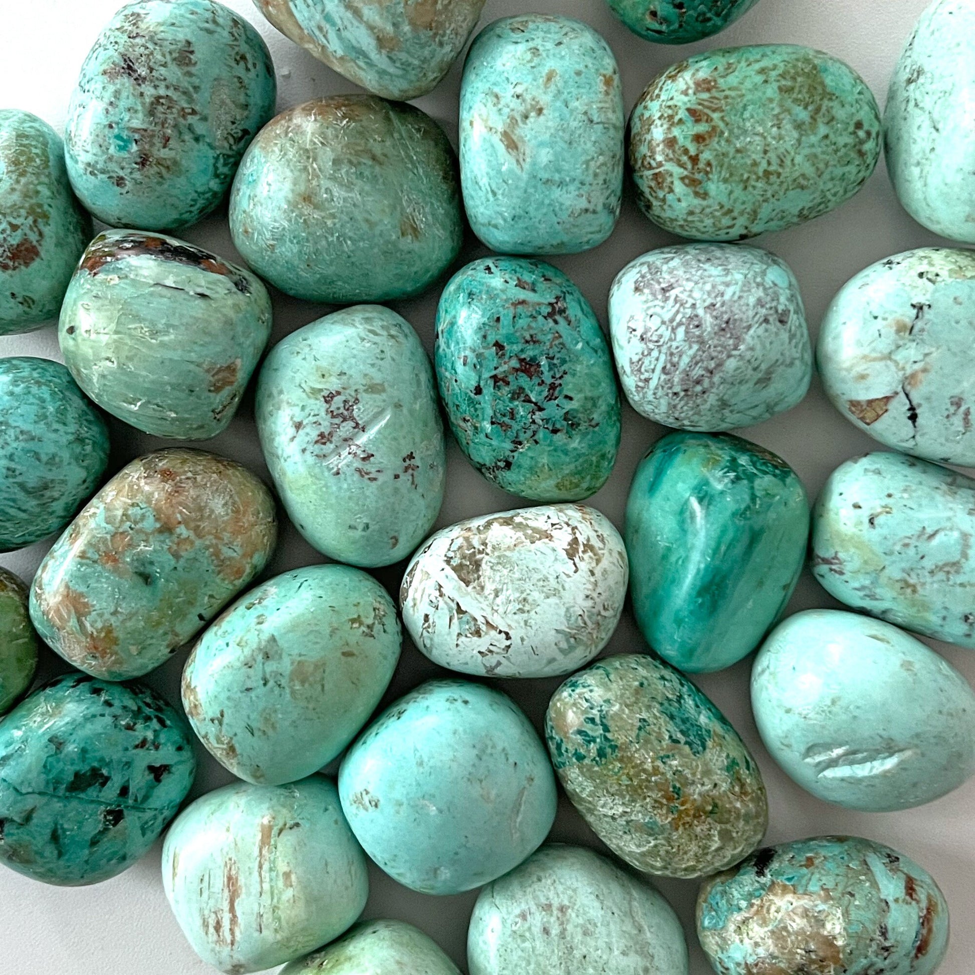 Peruvian Turquoise Pebble | Truth | Communication | Protection | Optimism | Calming - Sole Luna